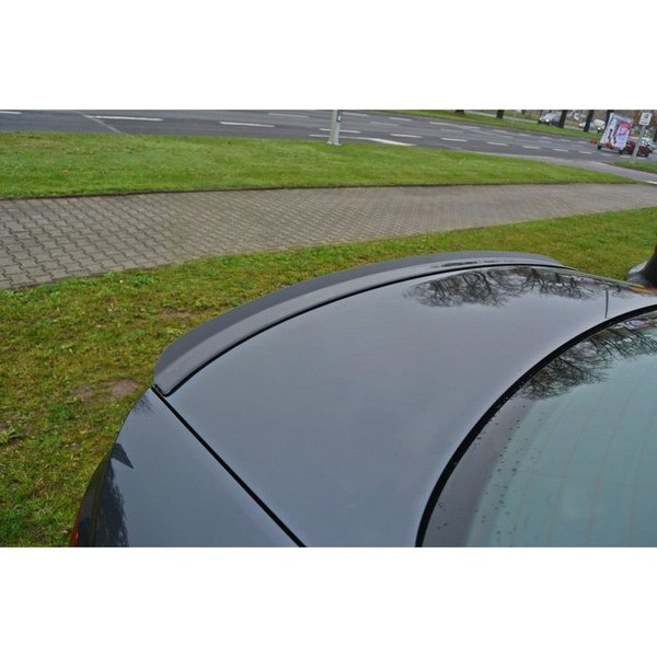 Heck Spoiler Aufsatz Abrisskante Audi A4 B9 S-Line schwarz Hochglanz