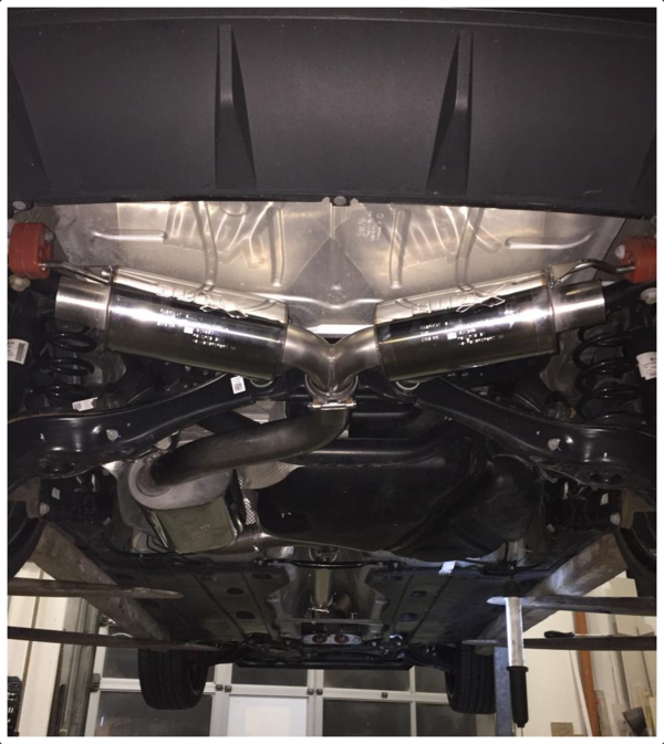 HG Bull-X Komplettanlage für Seat Leon Cupra Bull-X Endrohrset: Typ 18 oval abgeschrägt 145x90