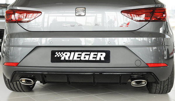 Rieger Heckeinsatz Seat Leon Cupra (5F): 01.17- (ab Facelift) | 3-tür. (SC), 5-tür.