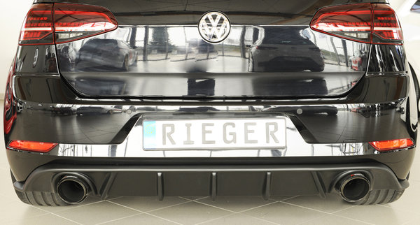 Rieger Heckeinsatz für orig. Endrohr li. u. re., ABS Facelift GTI