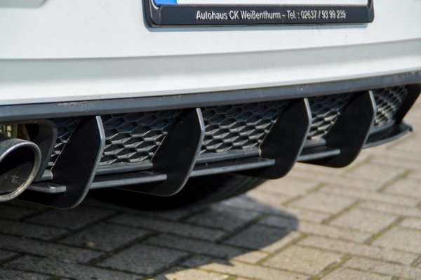 Heckansatz für VW Polo 6 GTI 2G (AW) Diffusor