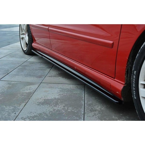 Seitenschweller Ansatz Cup Leisten passend für Seat Leon Mk1 Cupra schwarz Hochglanz