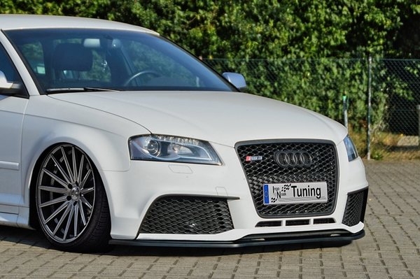 Cup Frontspoilerlippe für Audi RS3 8PA Bj. 2011-2012
