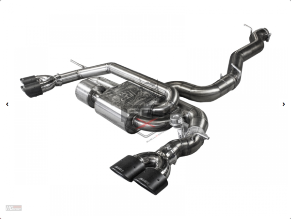 EGO-X 3,5 Zoll EWG Abgasanlage ab Kat für Audi TTS 8S