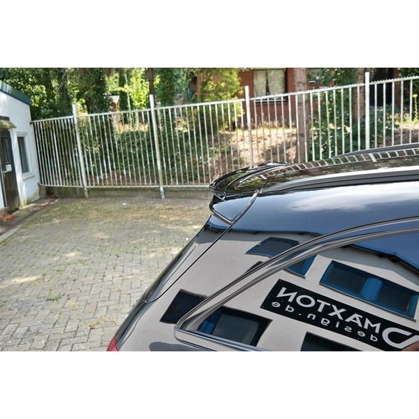 Heck Spoiler Aufsatz Abrisskante passend für Mercedes C-Klasse S205 63 AMG Kombi schwarz Hochglanz