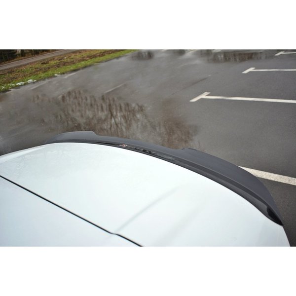 Heck Spoiler Aufsatz Abrisskante passend für RENAULT CLIO MK4 RS schwarz Hochglanz