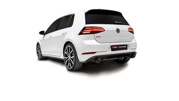 Remus Komplettanlage NEW WOLF INSIDE  (VW) Golf 7 GTI TCR Facelift nur OPF 2x 1x102mm schräg,