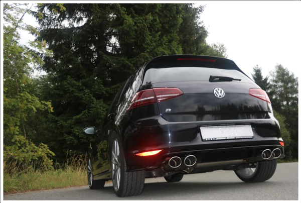 Fox Komplettanlage für Volkswagen (VW) Golf 7 2x 2x115x85mm Typ 44
