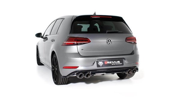 Remus Komplettanlage NEW WOLF INSIDE für Volkswagen (VW) Golf 7 Facelift nicht OPF 2x 2x102mm Carbon