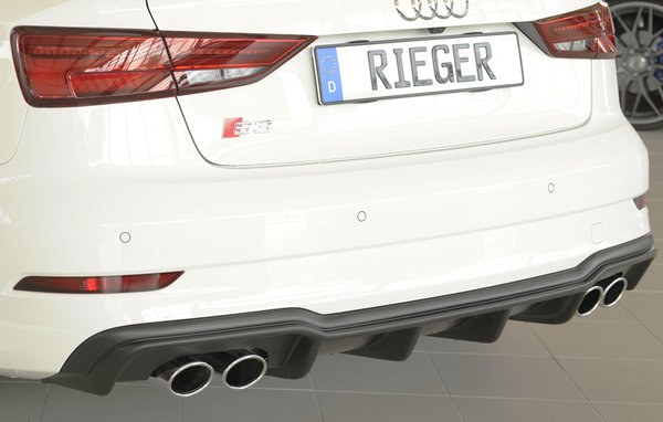 Rieger Heckeinsatz;3-tür. (Cabrio 8V7);09.16- (ab Facelift)