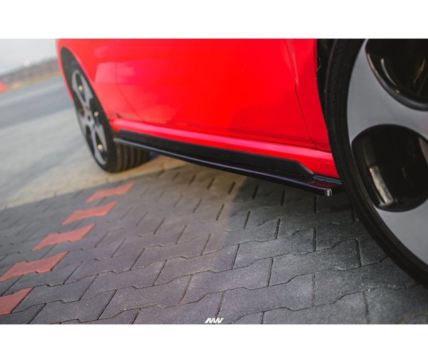 Seitenschweller Ansatz Cup Leisten für VW POLO MK5 GTI 6R vor Facelift