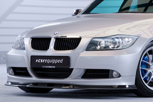 Cup-Spoilerlippe für BMW 3er (E90/E91) Limousine und Touring CSL536 schwarz Hochglanz
