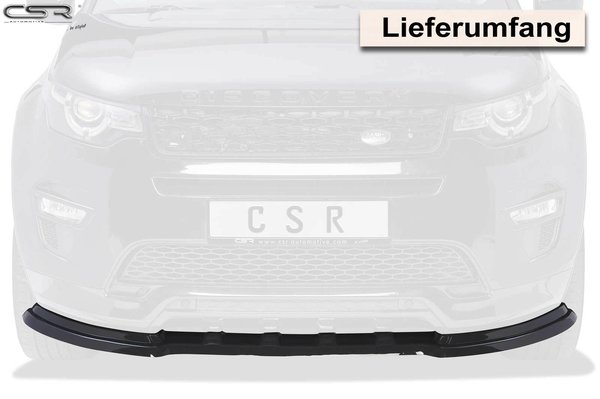 Cup-Spoilerlippe mit ABE für Land Rover Discovery Sport CSL309, schwarz Hochglanz