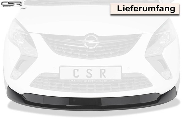 Cup-Spoilerlippe mit ABE für Opel Zafira C Tourer CSL326, schwarz Hochglanz