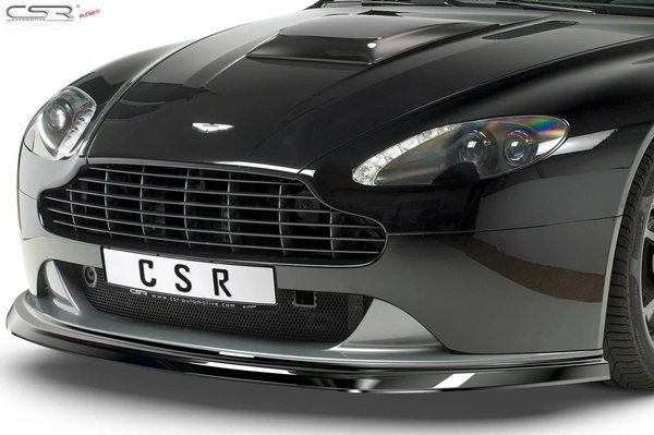 Cup-Spoilerlippe mit ABE für Aston Martin Vantage CSL392, schwarz Hochglanz