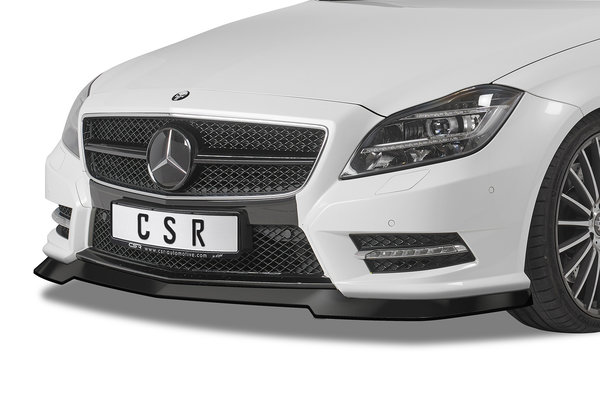 Cup-Spoilerlippe mit ABE für Mercedes Benz CLS C218 / X218 AMG-Line CSL416, schwarz Hochglanz