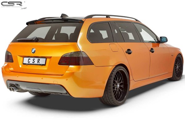 Heckflügel mit ABE für BMW 5er E61 Touring HF622, schwarz Hochglanz