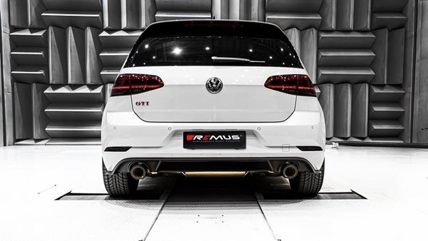 Remus Komplettanlage NEW WOLF INSIDE für Volkswagen (VW) Golf 7 Facelift nicht OPF 2x 1x102mm Carbon