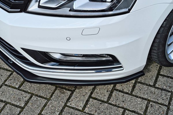 IN-Tuning Cup-Spoilerlippe glänzend schwarz für VW Passat 3C B7 R-Line