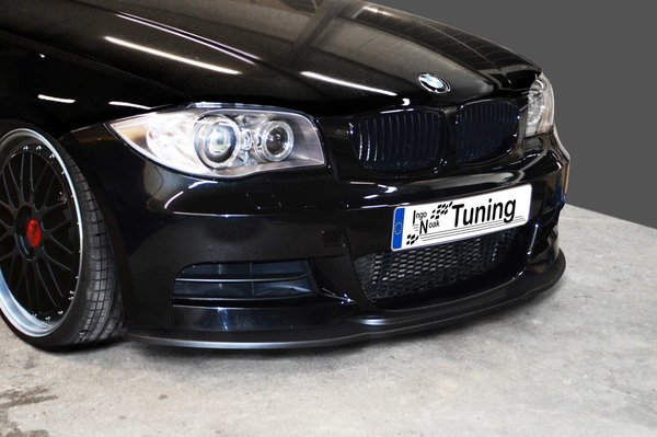 IN-Tuning Cup-Spoilerlippe glänzend schwarz für BMW 1er E82 / E88