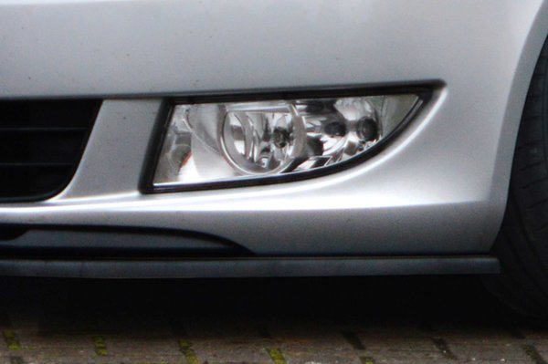 IN-Tuning Cup-Spoilerlippe glänzend schwarz für Skoda Fabia II Facelift