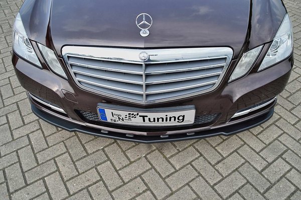 IN-Tuning Cup-Spoilerlippe glänzend schwarz für Mercedes E-Klasse 212 / 207