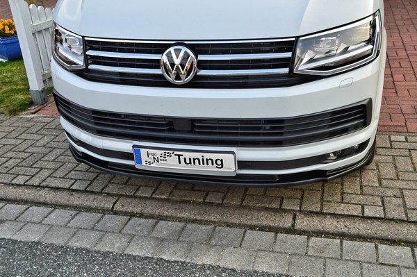 IN-Tuning Cup-Spoilerlippe glänzend schwarz für VW T6 Bus