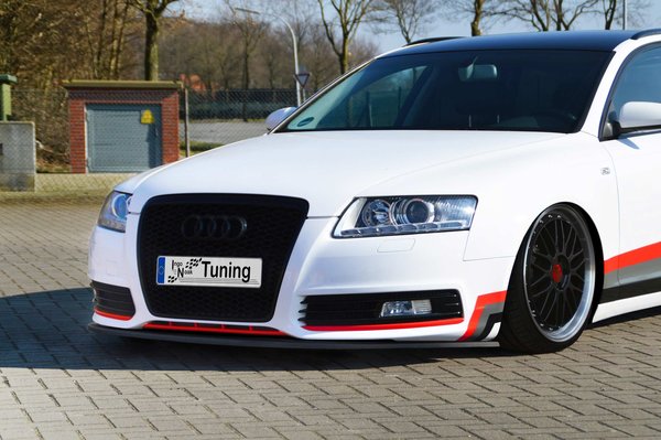 IN-Tuning Cup-Spoilerlippe aus ABS für Audi A6 C6 (Typ 4F) Facelift