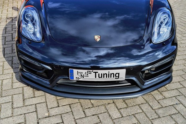 IN-Tuning Cup-Spoilerlippe glänzend schwarz für Porsche Cayman 981 GTS