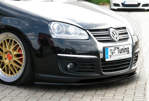 IN-Tuning Cup-Spoilerlippe glänzend schwarz für VW Golf 5 1K