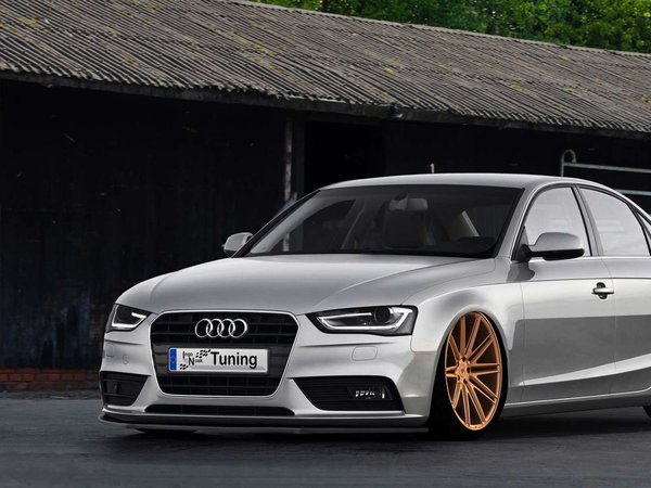 IN-Tuning Cup-Spoilerlippe aus ABS für Audi A4 B8 Facelift ohne S-Line