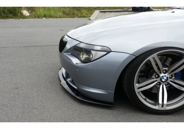 Front Ansatz für BMW 6er E63 / E64 (vor Facelift) V.2 schwarz Hochglanz