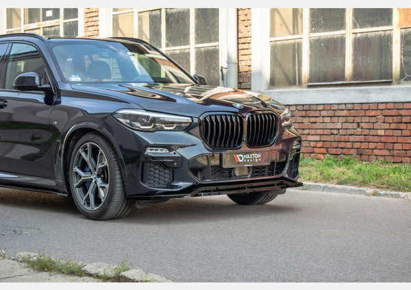 Front Ansatz für BMW X5 G05 M Paket schwarz Hochglanz