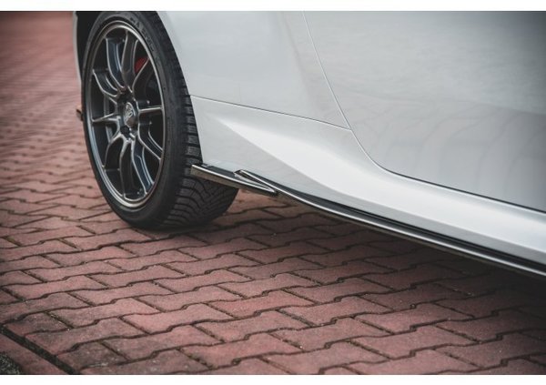 Seitenschweller Ansatz für V.1 für Toyota GR Yaris Mk4 schwarz Hochglanz