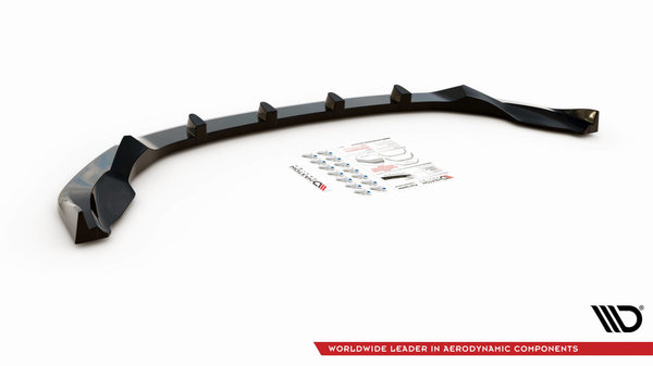 Front Ansatz V.2 für Nissan 370Z Facelift schwarz Hochglanz