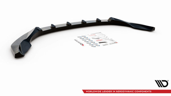 Front Ansatz V.3 für Nissan 370Z Facelift schwarz Hochglanz