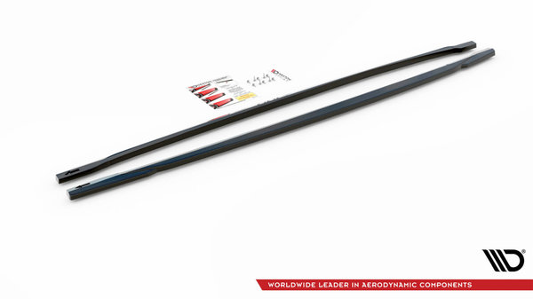 Seitenschweller Ansatz für Audi RS3 8Y schwarz Hochglanz