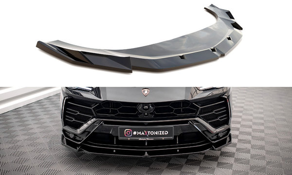 Front Ansatz V.1 für Lamborghini Urus Mk1 schwarz Hochglanz